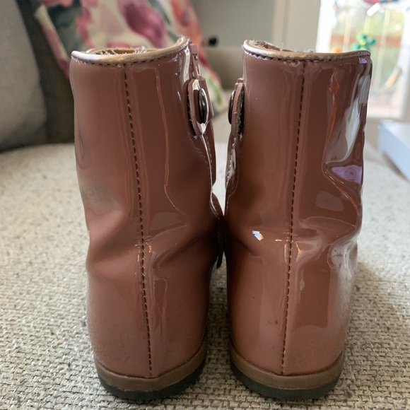 Leather boots for little girls size 4 - Picture 4 of 9